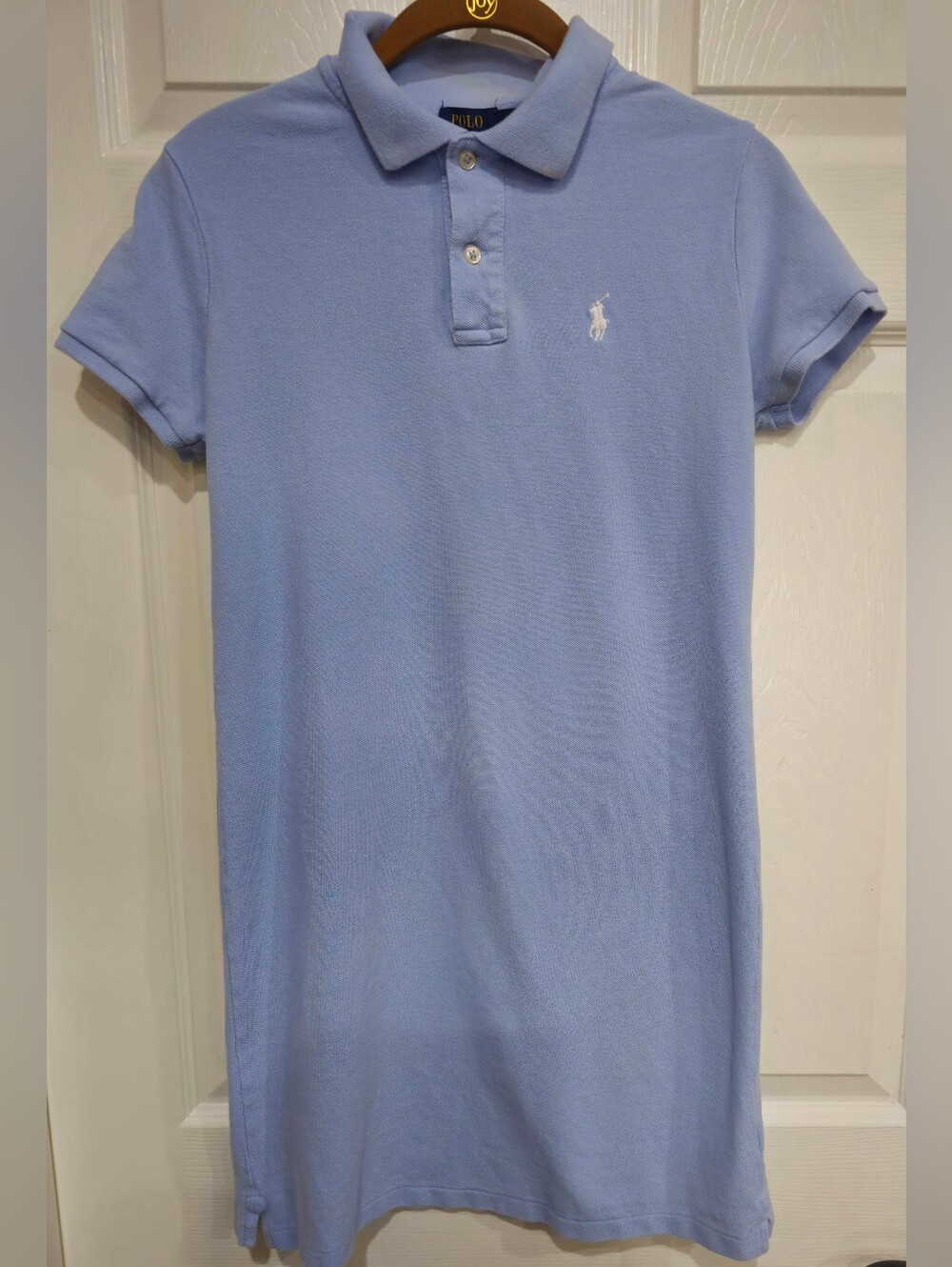 Polo by Ralph Lauren Light Blue Short Sleeve Polo Dress